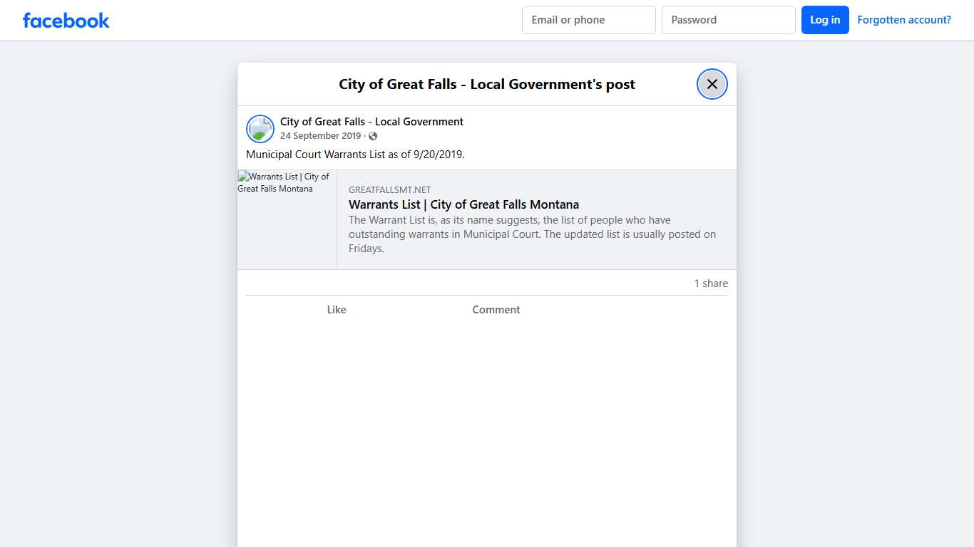 Municipal Court... - City of Great Falls - Local Government | Facebook