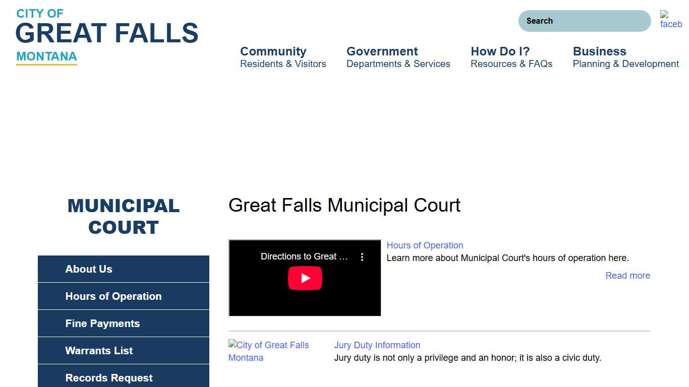 Great Falls Municipal Court | City of Great Falls Montana